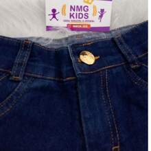 Tween Girls Jeans - 深色水洗藍 - 查看 2