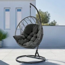 Live And Home 3 Colors Thick Hanging Egg Swing Chair Cushion,Fluffy Hanging Egg Chair Pad,Soft Comfortable Hanging Basket Chair Seat Cushion,Hammock Chair Seat Pads,Outdoor Swing Sofa Cushion,Indoor/Outdoor Seat Cushion For Sofa,Hammock,Patio,Garden