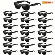 20 pièces Lunettes de style rétro pour anniversaires, enterrements de vie de garçon ou de jeune fille - cadeaux et amusants pour les vacances d'été à la plage, les sorties en extérieur et les voyages