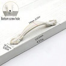 5pcs European Style Cabinet Handles, Drawer Handles, Easy To Install, Fashionable - Multicolor - View 9