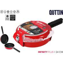 Inde Omelette Pan 24Cm Forged Aluminum Infinity Plus Collection Ergonomic Design With Comfortable Handle | Frying Pan With Non-Stick Surface, Uniform Heat Distribution And Easy To Clean, Suitable For All Types Of Kitchens - Multicolor - View 1