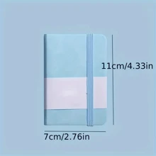 1pc A7 Portable Mini Notebook-Perfect For Daily Use, Office, School, And Journaling, Hardcover Lined Pocket Notepad, Word Book, Business Diary - Multicolor - View 2