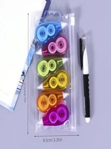 6 Cinta Corrector para Escuela Oficina Hogar - Blanco - Ver 2