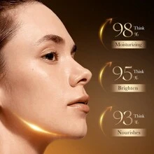 BIOAQUA 米白美白保濕面部精華霜減少細紋保濕美白塑顏日夜面霜韓國護膚品 - 淡黃色 - 查看 4