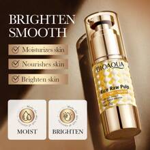 BIOAQUA 米白美白保濕面部精華霜減少細紋保濕美白塑顏日夜面霜韓國護膚品 - 淡黃色 - 查看 1