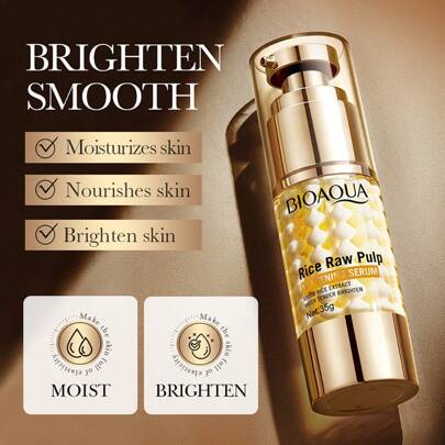 BIOAQUA 米白美白保濕面部精華霜減少細紋保濕美白塑顏日夜面霜韓國護膚品