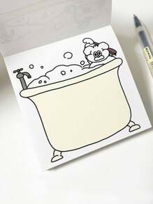 1入組卡通圖形記事本，多功能記事本 - 彩色 - 查看 1