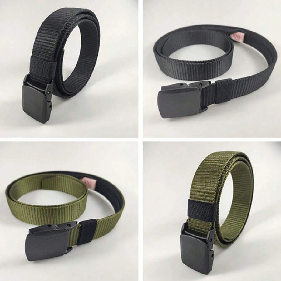 1pc Outdoor Cash Anti-Theft Belt Wallet Waist Bag New Mesh Nylon Secret Pocket Belt Travel Anti Diefstal Riem Men's Tactical Strap