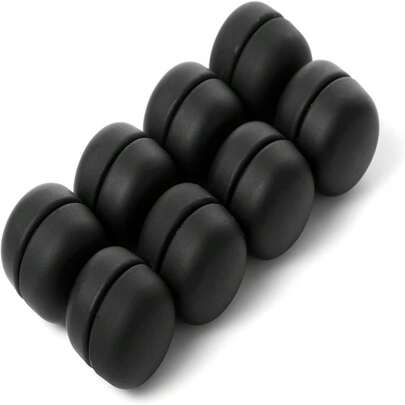 8pcs Magnetic Pins Black, Simple Style Muslim Magnetic Scarf Buckle Set Strongest Strength Hijab Pins For Women, Clothing Magnets Buttons For Muslim Scarf, Multi-Use Round Clip School Halloween Accessories Teachers Day