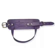 2 Pzs Grilletes Con Talonera Para Gimnasio Crossfit Agarres Para Gym Crossfit Tobillo Abductor Color Lila - Lila Púrpura - Ver 2