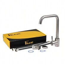 Monomando Grifo Llave Mezcladora Para Fregadero Tarja Cocina Calidad Acero Inox