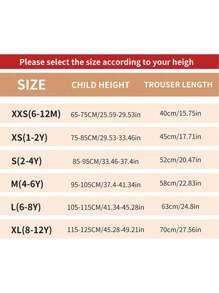 冬季儿童加厚保暖紧身裤，幼儿婴儿袜子，女童婴儿保暖内衬打底裤，黑色 - 黑色 - 查看 7