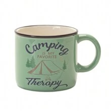 Ceramic Camping And Adventure Mug (Set Of 6) - Màu xanh lam - Xem 5