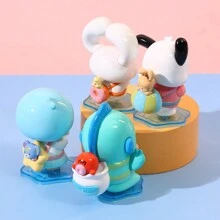 Miniso Sanrio Characters Carrying Buddy Series Blind Box Ornament Cartoon Cute Cinnamoroll Kuromi My Melody Pompom Pochacco Mysterious Surprise Box Desktop Anime Figure Model Toy Gift (Random Delivery,1pc)