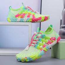 速乾運動水鞋，輕盈柔軟的沙灘鞋，防滑休閒鞋，適用於室內健身，瑜伽，游泳，沙灘和水上運動 - 綠色 - 查看 3