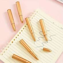 6pcs/10pcs Creative Simulated Bullet Ballpoint Pens. Suitable For Writing, Doodling, And Desk Decoration. - 10 Sticks - View 5