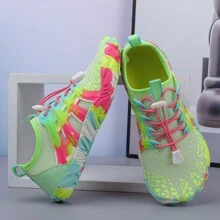 速乾運動水鞋，輕盈柔軟的沙灘鞋，防滑休閒鞋，適用於室內健身，瑜伽，游泳，沙灘和水上運動 - 綠色 - 查看 2