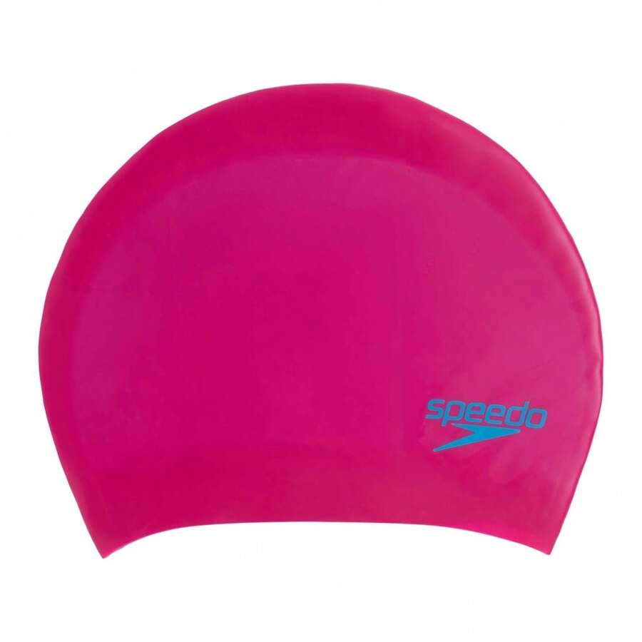 Speedo Childrens/Kids Silicone Swim Cap (Pink/Blue) - Pink/Blue - View 1