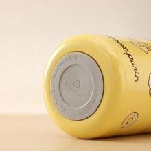 Miniso Sanrio Thermos Cup High-Value Cartoon Cute Pompompurin Stainless Steel Vacuum Flask With Rope Mini Portable Insulated Water Cup Water Bottle Tumbler 280ml/9.47oz - Yellow - View 11