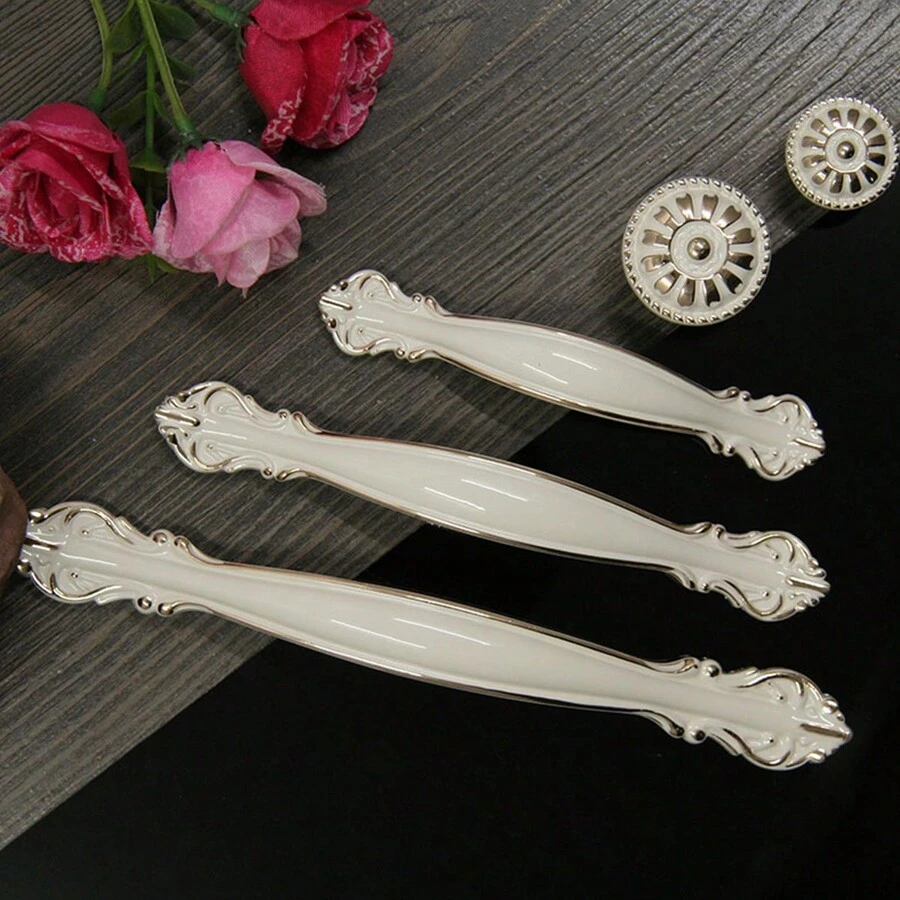 5pcs European Style Cabinet Handles, Drawer Handles, Easy To Install, Fashionable - Multicolor - View 1