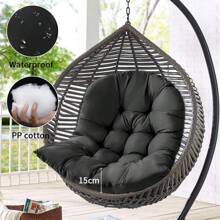 Live And Home 3 Colors Thick Hanging Egg Swing Chair Cushion,Fluffy Hanging Egg Chair Pad,Soft Comfortable Hanging Basket Chair Seat Cushion,Hammock Chair Seat Pads,Outdoor Swing Sofa Cushion,Indoor/Outdoor Seat Cushion For Sofa,Hammock,Patio,Garden