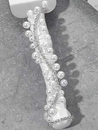 1set New Style Plastic Handle Rhinestone Cutlery Set For Wedding Decoration