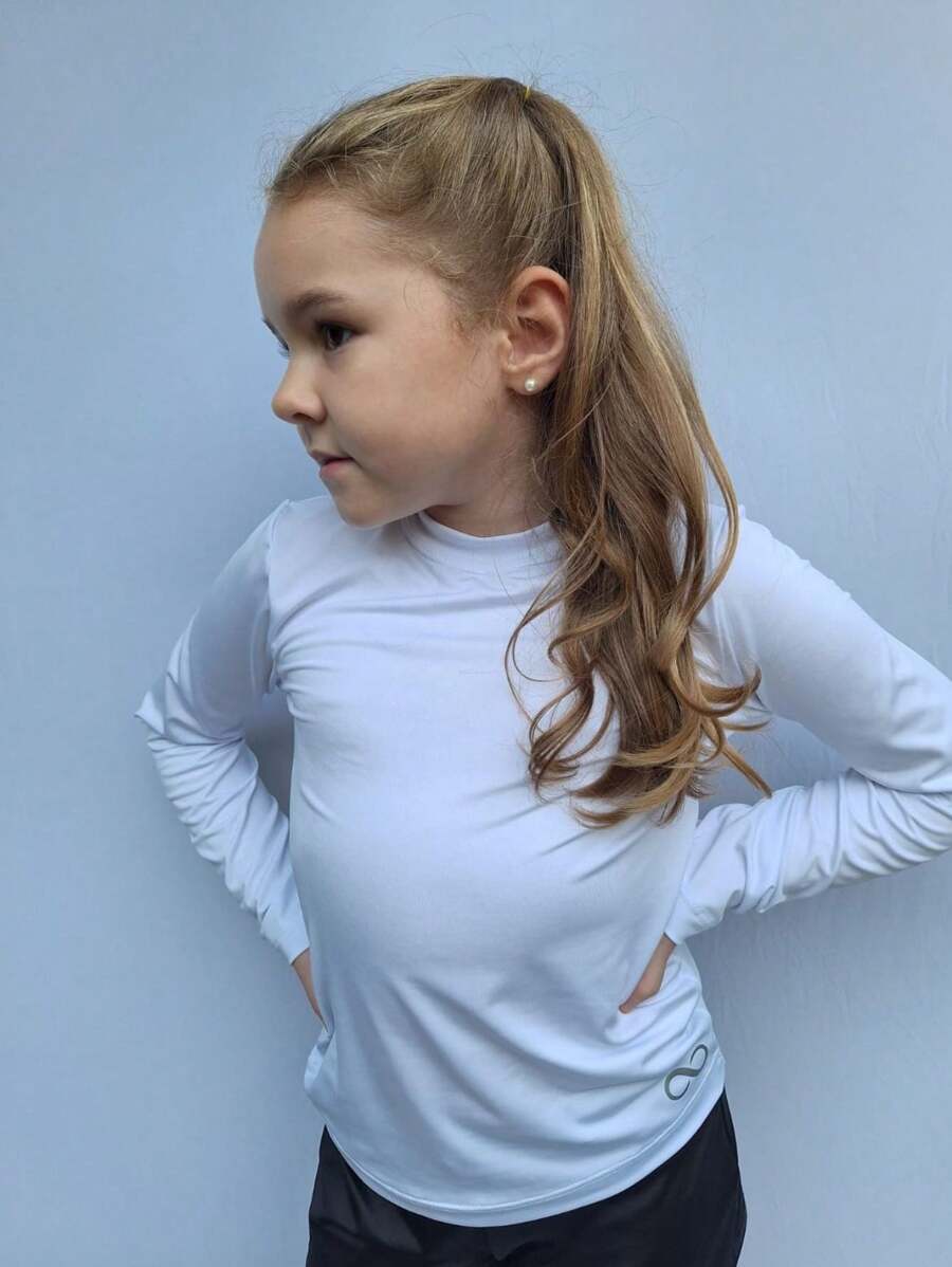 Young Girls Blouses - 白色 - 查看 1