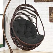 Live And Home 3 Colors Thick Hanging Egg Swing Chair Cushion,Fluffy Hanging Egg Chair Pad,Soft Comfortable Hanging Basket Chair Seat Cushion,Hammock Chair Seat Pads,Outdoor Swing Sofa Cushion,Indoor/Outdoor Seat Cushion For Sofa,Hammock,Patio,Garden