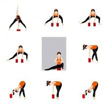 1pc Gym Blocks Foam Brick Training Exercise Fitness Set Tool Yoga Bolster Pillow Cushion Stretching Body Shaping Yoga Blocks