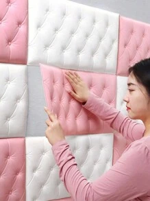 1/5/10pcs Anti-Collision Foam Wallpaper Self-Adhesive Soft Package 3D Wall Sticker Wall Edge Sticker Wall Thickening Pad For Headboard