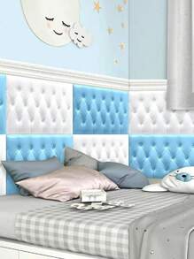 1/5/10pcs Anti-Collision Foam Wallpaper Self-Adhesive Soft Package 3D Wall Sticker Wall Edge Sticker Wall Thickening Pad For Headboard