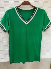 Women T-Shirts - màu xanh lá - Xem 2