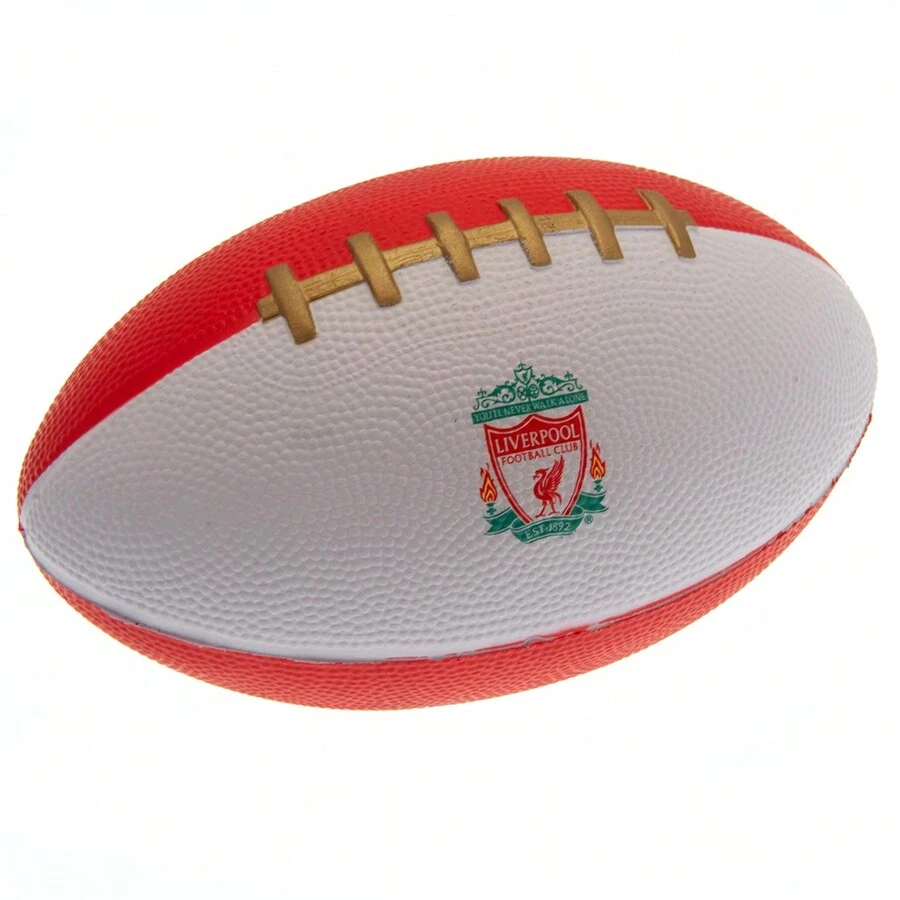 Liverpool FC Mini Foam American Football (Red/White) - Red/White - View 1