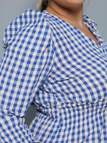 Plus Size Dresses - Royal Blue - View 6