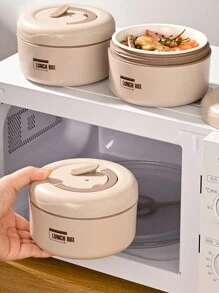 Microwavable Ceramic Lunch Box Set For Office Workers And Students, Lunch Bag Included - Multicolor - View 7