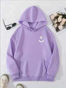 Women Sweatshirts - 紫色 - 查看 1