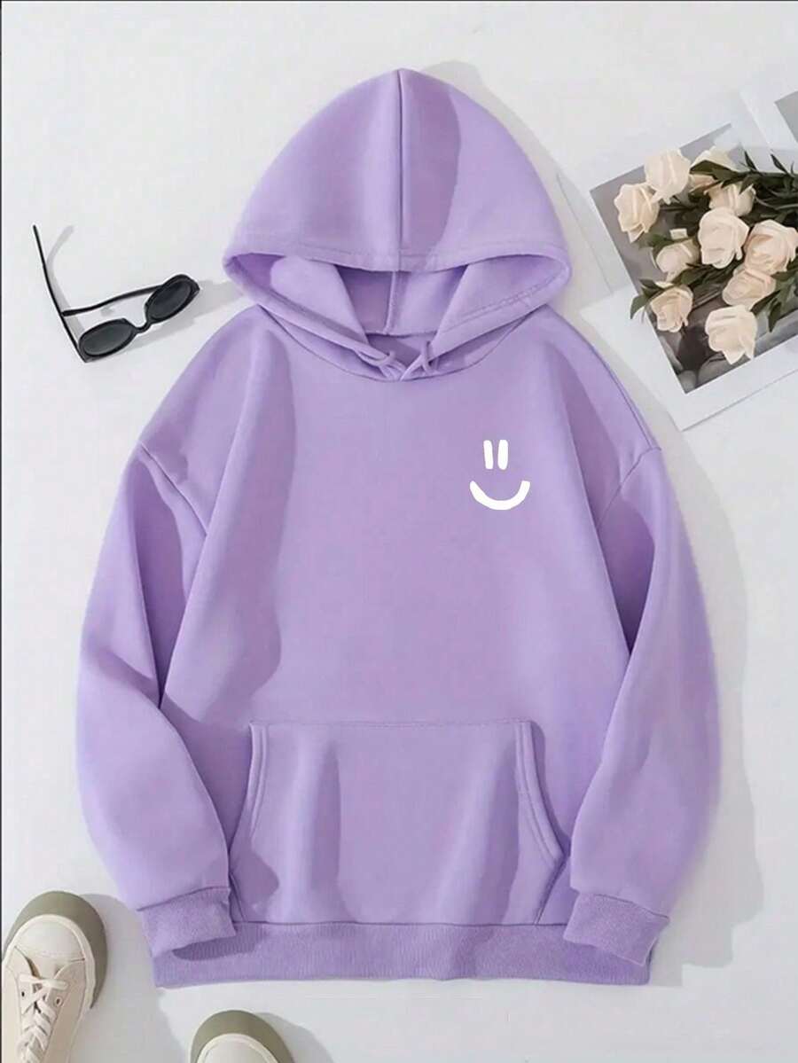 Women Sweatshirts - 紫色 - 查看 1