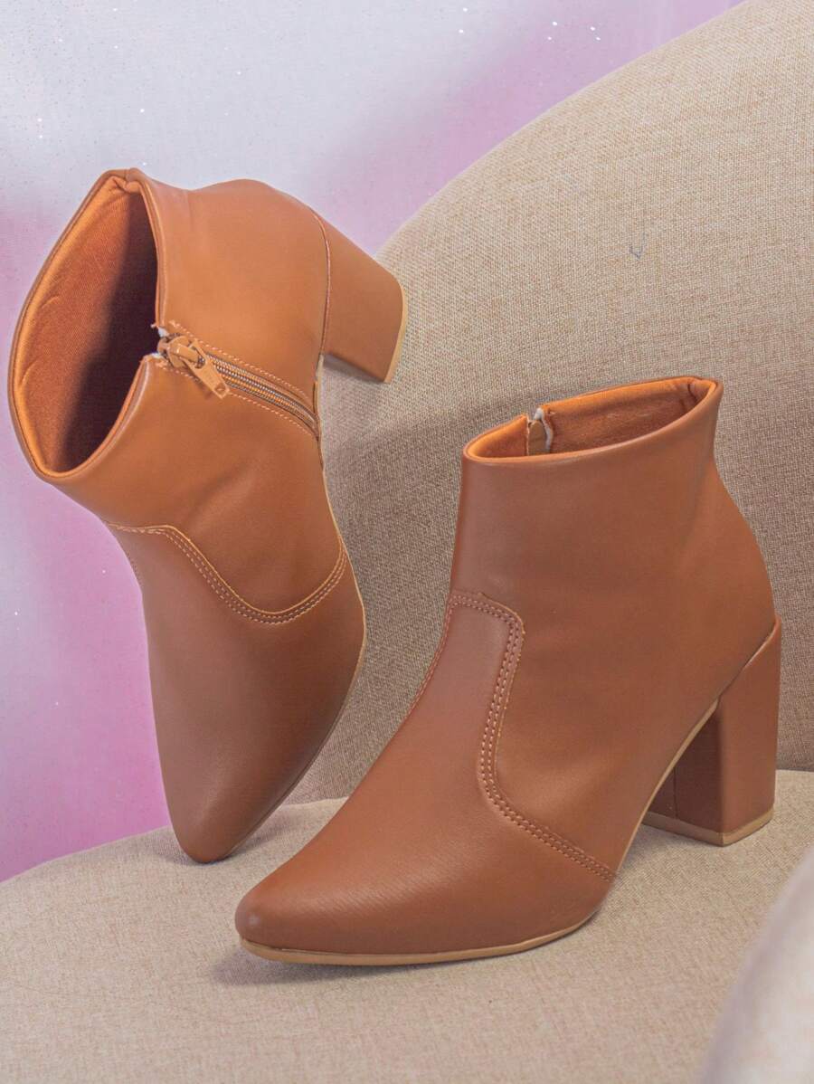 Women Ankle Boots & Booties - Lạc đà - Xem 1