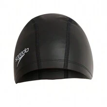 Speedo Unisex Adult Pace Swim Cap (Black) - Black - View 1
