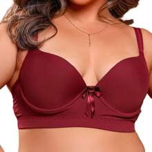 Women Sexy Bustiers & Corsets - 酒紅色 - 查看 1