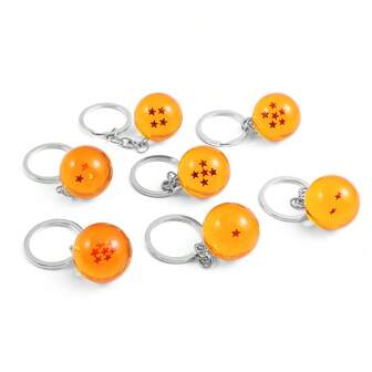 1pc Cartoon Anime Dragon Ball Divine Dragon Summoning Seven Dragon Ball Pendant Keychain Pendant