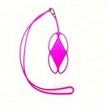 1pc Silicone Neck Strap Lanyard, Phone Protective Cover, Stretchable Outdoor Neck Hanging Chest Badge, Phone Rope, Anti-Lost Rope, Phone Anti-Drop Rope - Multicolor - View 11