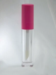 1 Pc 8ml Transparent Lip Gloss Tube With Big Brush Applicator For Cosmetic Packaging