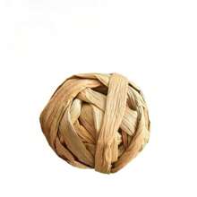 1pc Natural Hand-Woven Ball Rattan Ball Teething Toy For Rabbits/Hamsters, Colors & Sizes May Vary Slightly As Normal, Surface May Have Minor Marks - Multicolor - View 17