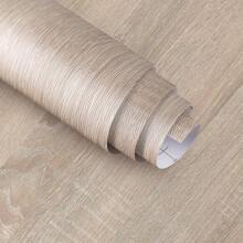 1 Roll Light Brown Wood Wallpaper Peel And Stick Wood Grain Contact Paper Waterproof Removable Kitchen Cabinet Wallpaper Wood Vinyl Wrap Cabinet Covers Oak Grey Wood Look Contact Paper 15.7inX196.8/118.1/39.3in - Light Grey - View 13