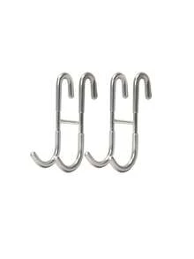 1入不鏽鋼勾子，浴室掛勾，門上的淋浴屏風，毛巾掛勾，門掛勾，浴室毛巾架，無框淋浴門，重型衣架，金屬帽勾 - 彩色 - 查看 6