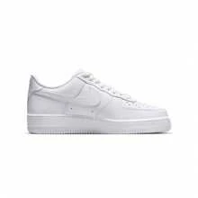 Nike Unisex Air Force 1 '07 Low White M US,Wear-Resistant Solid Color Fashionable Campus Shoes - 白色 - 查看 3