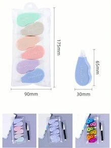 6 Cinta Corrector para Escuela Oficina Hogar - Blanco - Ver 7