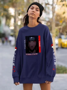 Men Sweatshirts - Màu xanh hải quân - Xem 4