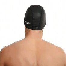 Speedo Unisex Adult Pace Swim Cap (Black) - Black - View 2
